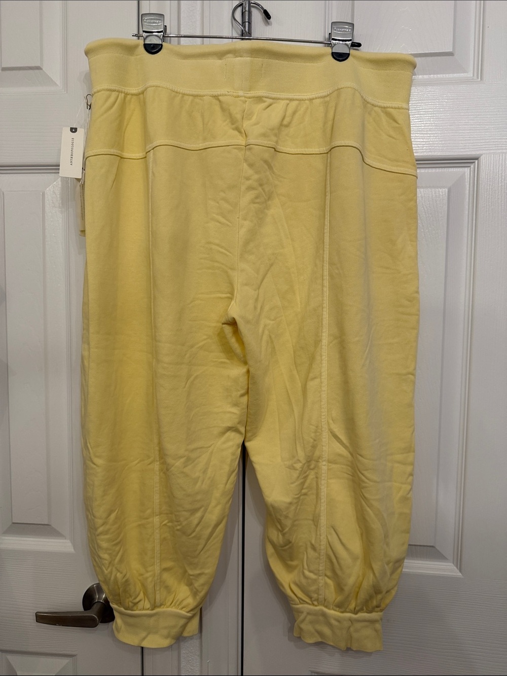ANTHROPOLOGIE Daily Practice Easygoing Capri Sweatpants Sz L - NWT - Picture 8 of 10